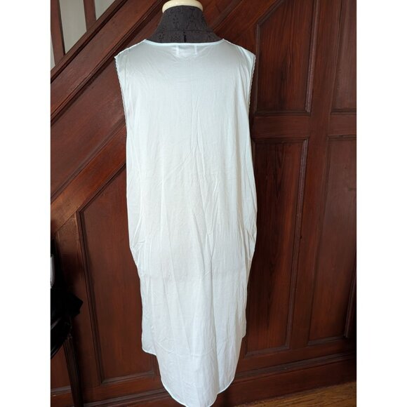 Vintage Vanity Fair XL Lace Trim Nightgown Light Blue Made In USA Sleepwear NWT - Picture 3 of 5